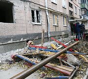 Separatistų kontroliuojamas Makijivkos miestas