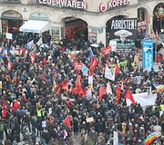 Kairiųjų radikalų protestas Miunchene