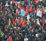 Kairiųjų radikalų protestas Miunchene
