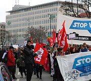 Kairiųjų radikalų protestas Miunchene