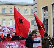 Kairiųjų radikalų protestas Miunchene