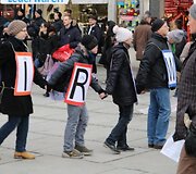 Kairiųjų radikalų protestas Miunchene