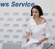 Paramos fondo &bdquo;Algojimas&ldquo; steigėjos ir vadovės Au&scaron;ros Stančikienės spaudos konferencija