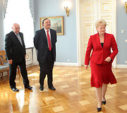 2010-05-18 Prezidentė priėmė Gruzijos užsienio reikalų ministrą Grigolį Va&scaron;adzę 2010-05-18