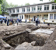 Vilniaus Didžiosios sinagogos komplekso archeologiniai tyrimai nustebino netikėtai atrastais unikaliais radiniais