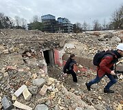 Po Profsąjungų rūmais rastas bunkeris