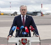 Grįžęs i&scaron; Briuselio G.Nausėda komentuoja apie EVT priimtus sprendimus