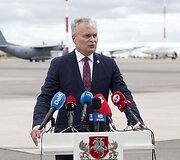 Grįžęs i&scaron; Briuselio G.Nausėda komentuoja apie EVT priimtus sprendimus