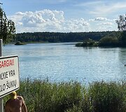 Itin populiarus Gėlos ežeras &scaron;alia Vilniaus slepia pavojus