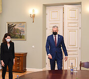 Prezidentas susitinka su kandidate į socialinės apsaugos ir darbo ministres Monika Navickiene