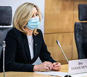 Ritos Tama&scaron;unienės, Česlavo Ol&scaron;evskio ir Kęstučio Vilkausko spaudos konferencija