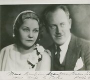 Petras Babickas ir Unė Babickaitė-Gračiūnienė 1934 m.