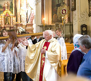 Lietuvos jaunimo kryžius Palėvenės bažnyčioje 2010 m.