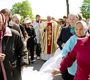 Lietuvos jaunimo kryžius Palėvenės bažnyčioje 2010 m.