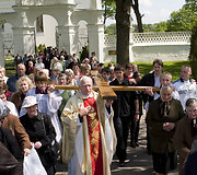 Lietuvos jaunimo kryžius Palėvenės bažnyčioje 2010 m.