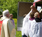 Lietuvos jaunimo kryžius Palėvenės bažnyčioje 2010 m.