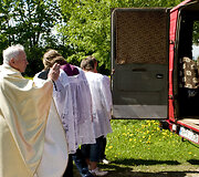 Lietuvos jaunimo kryžius Palėvenės bažnyčioje 2010 m.