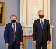 Gitanas Nausėda susitiko su Thierry Bretonu