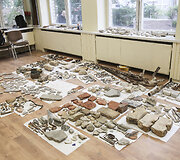 Vilniaus didžiosios sinagogos tyrimų vietoje pristatyti archeologiniai radiniai ir tyrimų rezultatai