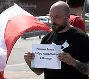 Rusų baikeriai nacionalistai nebuvo įleisti į Lenkiją