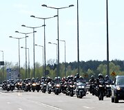 Rusų baikeriai nacionalistai nebuvo įleisti į Lenkiją