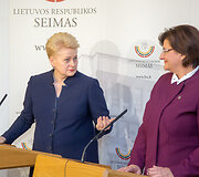 Dalia Grybauskaitė ir Loreta Graužinienė