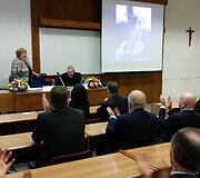 Arūno Baltėno fotografijų paroda &bdquo;Kataliki&scaron;kas liaudies pamaldumas Lietuvoje&ldquo; Vatikano universiteto bibliotekoje