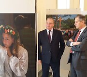 Arūno Baltėno fotografijų paroda &bdquo;Kataliki&scaron;kas liaudies pamaldumas Lietuvoje&ldquo; Vatikano universiteto bibliotekoje