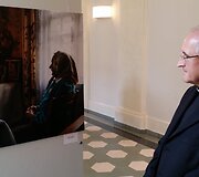Arūno Baltėno fotografijų paroda &bdquo;Kataliki&scaron;kas liaudies pamaldumas Lietuvoje&ldquo; Vatikano universiteto bibliotekoje