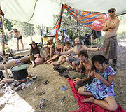 &bdquo;Rainbow Gathering&ldquo; suvažiavimo dalyviai
