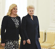 Lietuvos ir Kroatijos prezidenčių Dalios Grybauskaitės ir Kolindos Grabar-Kitarovič susitikimas