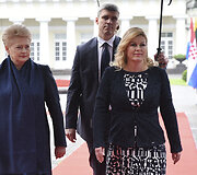 Lietuvos ir Kroatijos prezidenčių Dalios Grybauskaitės ir Kolindos Grabar-Kitarovič susitikimas