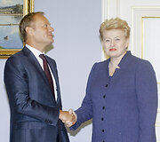 Dalia Grybauskaitė ir Donaldas Tuskas