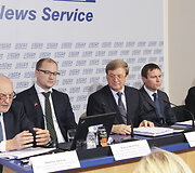&bdquo;Lietuvos geležinkelių&ldquo; vadovų spaudos konferencija