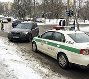 Vilniuje susidūrė &bdquo;Honda&ldquo; ir BMW