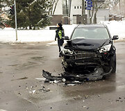 Vilniuje susidūrė &bdquo;Honda&ldquo; ir BMW