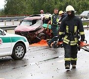 Greitkelyje A2, kelio Vilnius&ndash;Panevėžys 65-ame km, vertėsi automobilis