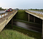 Greitkelyje A2, kelio Vilnius&ndash;Panevėžys 65-ame km, vertėsi automobilis