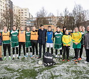 &Scaron;alia Vilniaus Karolini&scaron;kių gimnazijos atidaryta nauja mažoji futbolo aik&scaron;tė