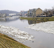Pamažu pavasarėjantis Vilnius