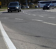 Naujai nužymėta žiedinė sankryža Vilniuje