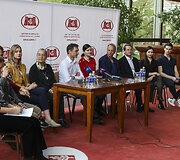 Baleto &bdquo;Korsaras&ldquo; premjeros spaudos konferencija