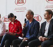 Baleto &bdquo;Korsaras&ldquo; premjeros spaudos konferencija