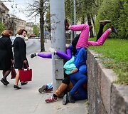 Performanso &bdquo;Bodies in Urban Spaces&ldquo; generalinė repeticija
