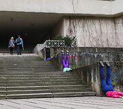 Performanso &bdquo;Bodies in Urban Spaces&ldquo; generalinė repeticija