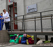 Performanso &bdquo;Bodies in Urban Spaces&ldquo; generalinė repeticija