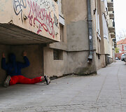 Performanso &bdquo;Bodies in Urban Spaces&ldquo; generalinė repeticija