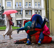 Performanso &bdquo;Bodies in Urban Spaces&ldquo; generalinė repeticija