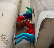 Performanso &bdquo;Bodies in Urban Spaces&ldquo; generalinė repeticija