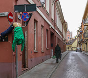 Performanso &bdquo;Bodies in Urban Spaces&ldquo; generalinė repeticija